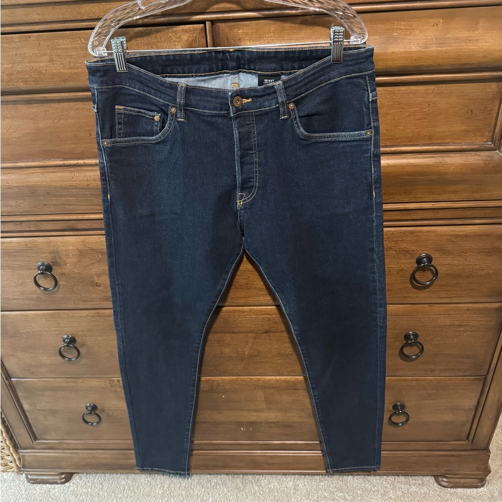 H&M Blue Skinny Jeans with Stretch